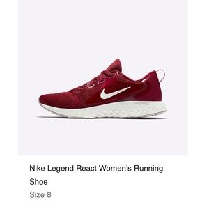Nike legend react womens running shoe size 8